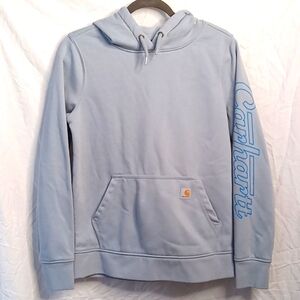 Carhartt Rain Defender Relaxed Fit Hoodie Light Blue